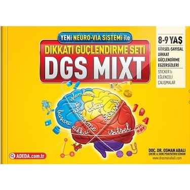 Adeda Yayıncılık Dikkati Güçlendirme Seti Mixt 8-9 Yaş Osman Kitabı
