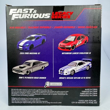 Jada Fast & Furious Legacy Series Nissan Skyline Gt-R (R34) Fiyatı