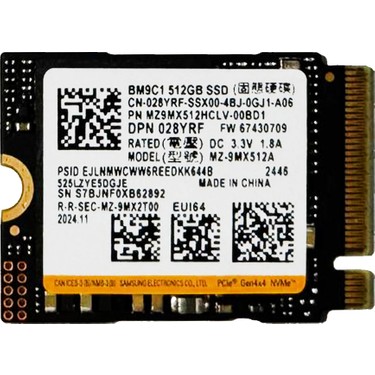 Samsung BM9C1 512GB M.2 NVMe SSD 4900 MB/s Okuma 4000 MB/s Fiyatı