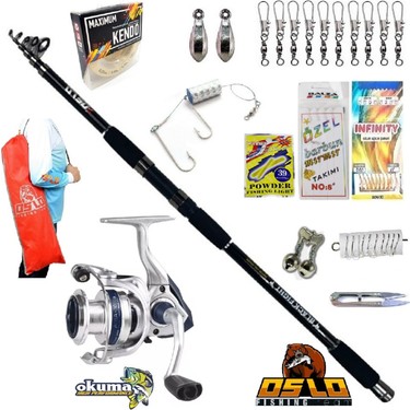 ELITE FORCE エリートフォース 6体セット オマケ付き Okuma Aria-6000 Oslo Black Fight 360cm 100-200gr Profesyonel Fiyatı
