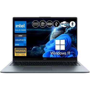 Huawei Matebook D16 I5-13420H 16GB Ram 1tb SSD 16 Fhd IPS Fiyatı