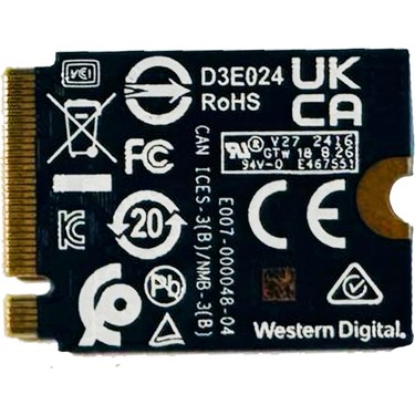 Wd SN5000S 512GB 5500/4000MB/S 22X30 M.2 Nvme SSD Pcıe Fiyatı