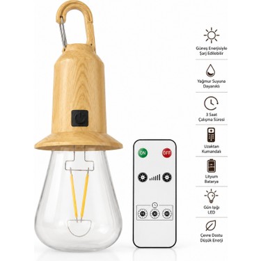 ◆コイズミ◆LED照明器具◆AD1147B27◆Z-2601DL4◆ Tarez PD-572 Güneş Enerjili Kamp Lambası Uzaktan Kumandalı Fiyatı