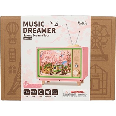 Rolife AMT02 Tv Görünümlü Müzik Kutusu (Sakura dreamy tour) Fiyatı