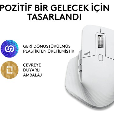 Logitech Mx Master 3s Kablosuz Beyaz Performans Mouse 8000 Fiyatı