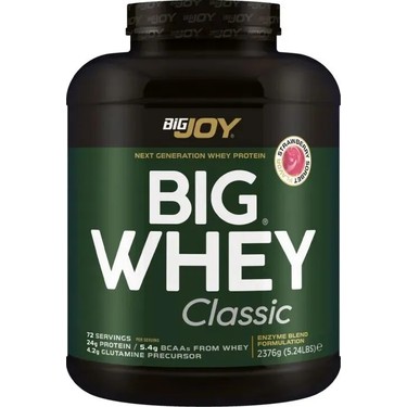Bigjoy BIGWHEY Whey Protein Classic Çilek Aromalı 2376g 72 Fiyatı
