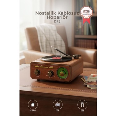 Torima Bluetooth Hoparlör Plak Görünümlü Nostaljik Kablosuz Fiyatı