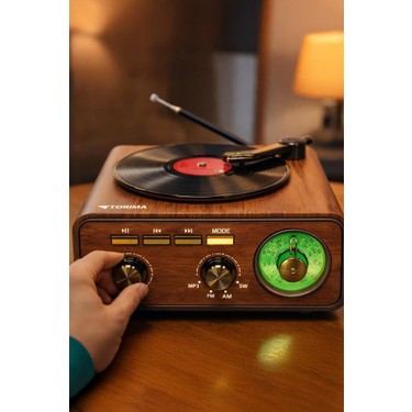 Torima Bluetooth Hoparlör Plak Görünümlü Nostaljik Kablosuz Fiyatı