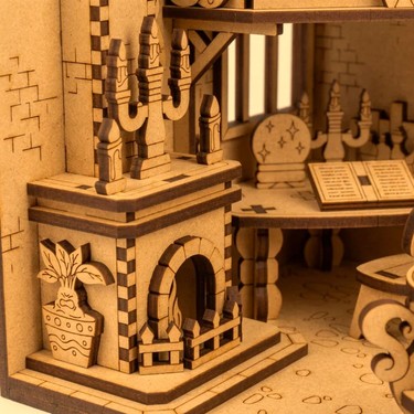 Algwood Witch House Book Nook – Lazer Kesim Ahşap 3D Puzzle Fiyatı