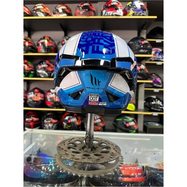 Mt Helmets mt Thunder 4 Sv Freeway A17 Parlak Mavi Kapalı Fiyatı