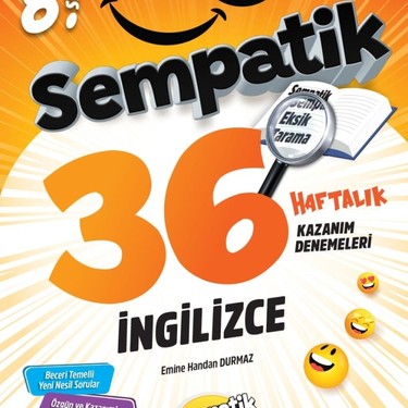 Ünlüler Karması 8. Sınıf İngilizce Sempatik 36 Hafta Kazanım Kitabı