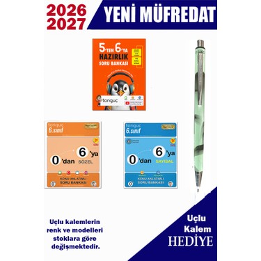 Tonguç Akademi 5'ten 6'ya Hazırlık 6. Sınıf Sınav Bilgisi Kitabı