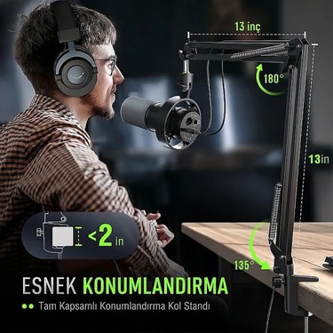 Fifine Amplitank K688CT Usb/xlr Dinamik Yayıncı Mikrofon Fiyatı