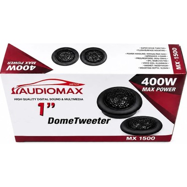 Audiomax Tweeter 5cm - 400W Tiz - Audiomax 5cm Kapı ve Direk Fiyatı