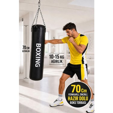 Spor Byfit 70 Cm x 25 Cm Zincirli Boks Kum Torbası Fiyatı