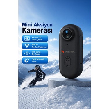 Torima Aksiyon Kamerası 1080 P Manyetik Giyilebilir Geniş Fiyatı