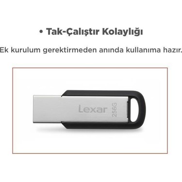 Lexar Metal USB 3.2 Gen1 Flash Bellek 150 MB/s – 256 GB M400 Fiyatı
