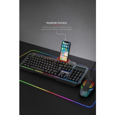 Torima Oyuncu Rgb Işıklı Kablolu Q Klavye Ve Mouse Seti Fiyatı