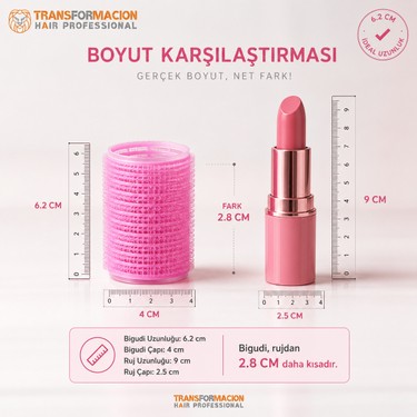Transformacion 4 Cm Bigudi Isısız Saç Şekillendirme Doğal Fiyatı