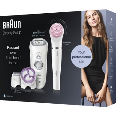 Braun Silk-épil 7 7885 SensoSmart Teknoloji Kablosuz Beyaz Fiyatı