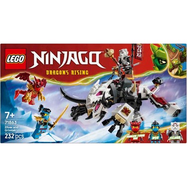 LEGO Nınjago Zilvar ve Ejderha Canavar Grimtak 71863 - 7 Yaş Fiyatı