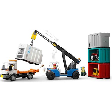 LEGO City Vinç ve Kamyonlu Liman Yük Treni 60509 - 803 Parça Fiyatı