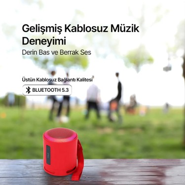 Ttec Jolli Taşınabilir Kablosuz Bluetooth Hoparlör Kırmızı Fiyatı