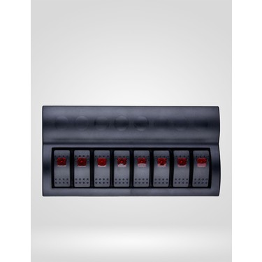 Bfy 8'li Switch Panel Işıklı Ve Otomatik Sigortalı Fiyatı