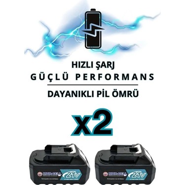MUR-CELL 21V 3.0AH Darbeli Matkap & 115MM Şarjlı Taşlama Fiyatı