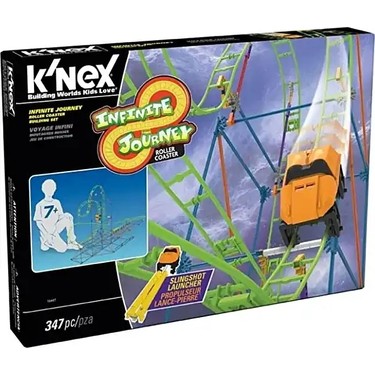 リュークス4点セット K'Nex Infinite Journey Roller Coaster Seti Thrill Rides Fiyatı