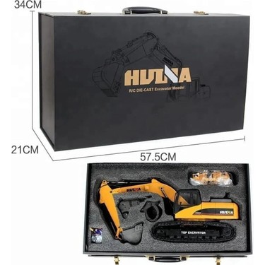 Huina 1/14 RC Model Pro Ekskavatör Sarı Renkli Metal Gövde Fiyatı