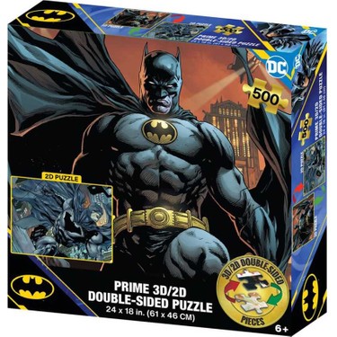 Prime 3D Dc Comics Batman Çift Taraflı Puzzle 500 Parça Fiyatı