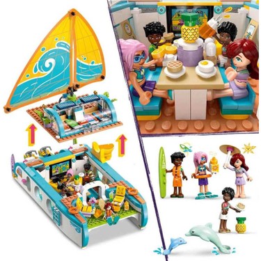 T7141☆美品☆FUJIEIフジエイCHACCIチャッキ☆ダイニング7点セット LEGO® Friends Gezi Teknesi Macerası 42664 - 8 Yaş ve Üzeri Fiyatı