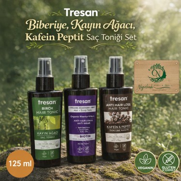 Tresan Biberiye & Kafein & Kayın Ağacı Saç Bakım Spreyi Seti Fiyatı