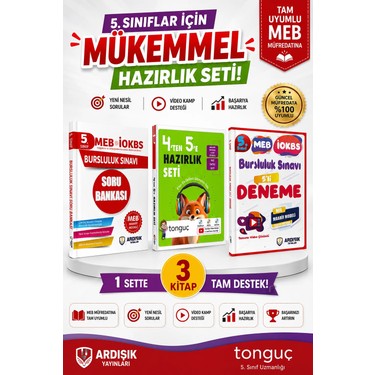 小5 実戦レベル演習テキスト問題 解答全4冊セット 4 Ten 5 E Hazırlık Seti + 5. Sınıf Bursluluk Sınav Seti Kitabı