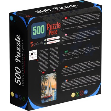 Soi Craft 500 Parça Puzzle Yelkenli Tekne ve Palmiyeler Fiyatı
