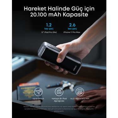 Anker Prime 20.100 Mah Power Bank, Taşınabilir Şarj Cihazı, Fiyatı