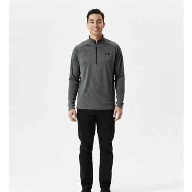 Under Armour Erkek Kapüşonlu UA Tech™ ½ Fermuarlı Gri Uzun Fiyatı
