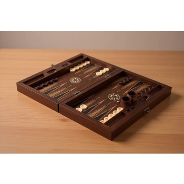 Helena Wood Art Asya Model Tavla-Numaratorlu (Wal+Maz) Ceviz Fiyatı