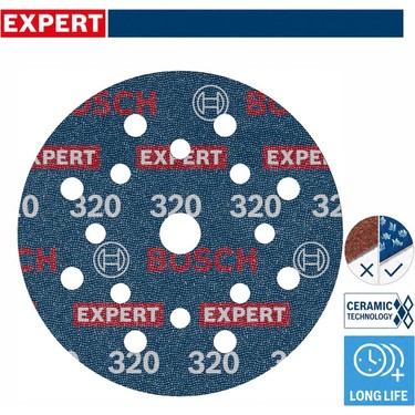 Bosch Expert O780 125 mm 320 Kum 6'lı Cırtlı Folyo Zımpara Fiyatı