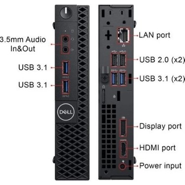 Dell Optiplex 3070 Micro Core İ5-9500T 16GB Ddr4 256GB M2 Fiyatı