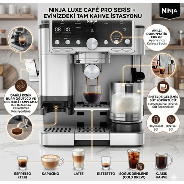 Ninja Luxe Café Profesyonel Espresso ve Filtre Kahve Fiyatı