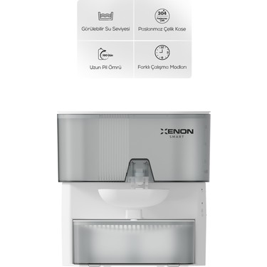 Xenon Smart Kedi Su Pınarı | Otomatik, 3l, 2000 Mah, Taze Su Fiyatı