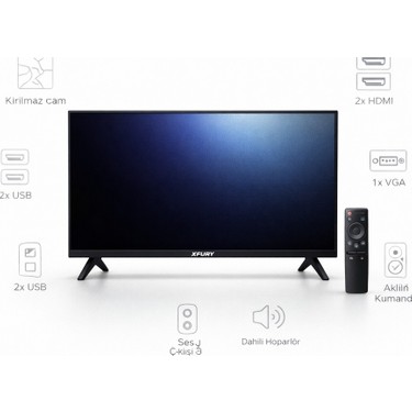 Fury 32'' (82 Ekran) Kırılmaz Ekran Monitör|çanaklı/çanaksız Fiyatı