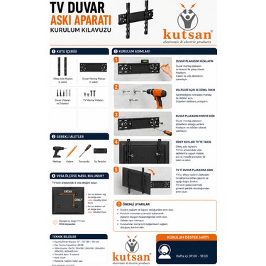 Kutsan Sony KD-55XH8196 Tv LCD LED Televizyon Sabit Duvar Fiyatı