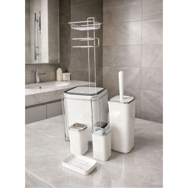 Okyanus Home Beyaz Kare Kromlu Yedekli Wc Kağıtlık ve 6 Fiyatı