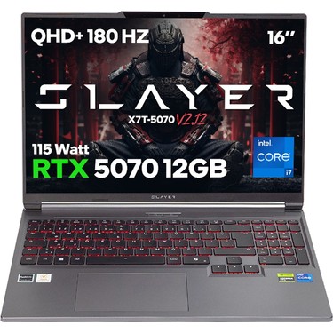 Game Garaj Slayer X7T-5070 V2.12 C3 Intel Core I7 14650HX Fiyatı