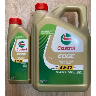 Castrol Edge 5W-30 C3 Motor Yağı 4 lt ACEA A3/B4 API SN/CF Fiyatı