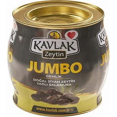Kavlak Zeytin Gemlik Jumbo Siyah Zeytin 2 kg ( Brüt ) Doğal Fiyatı