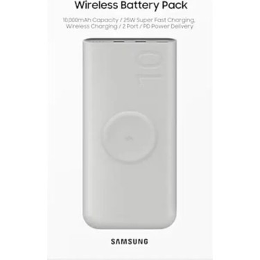 Samsung 10.000 mAh Kablosuz Powerbank EB-U2510X Plastik Kasa Fiyatı